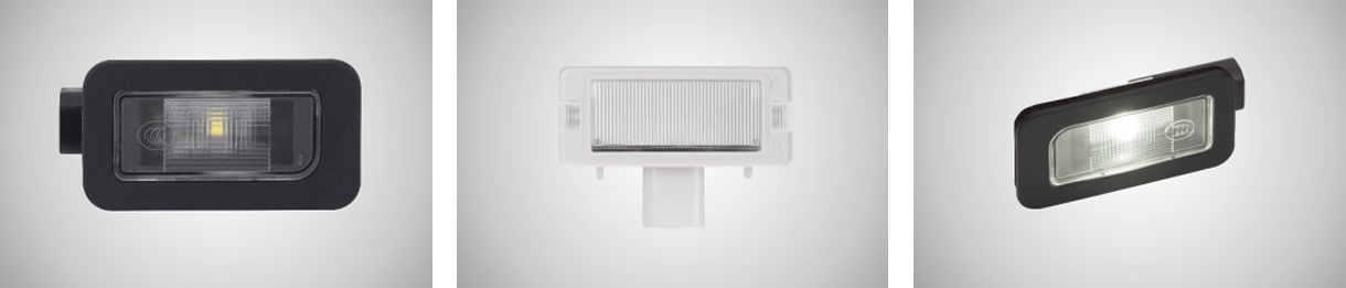 License plate lamp