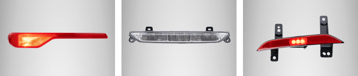 Reversing lamp and rear fog